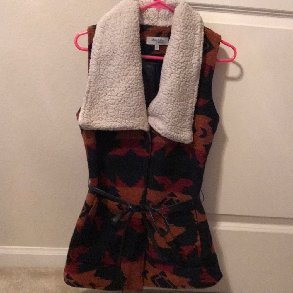 Aztec sweater cover up